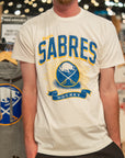 '47 Brand Buffalo Sabres Hockey White Franklin T-Shirt