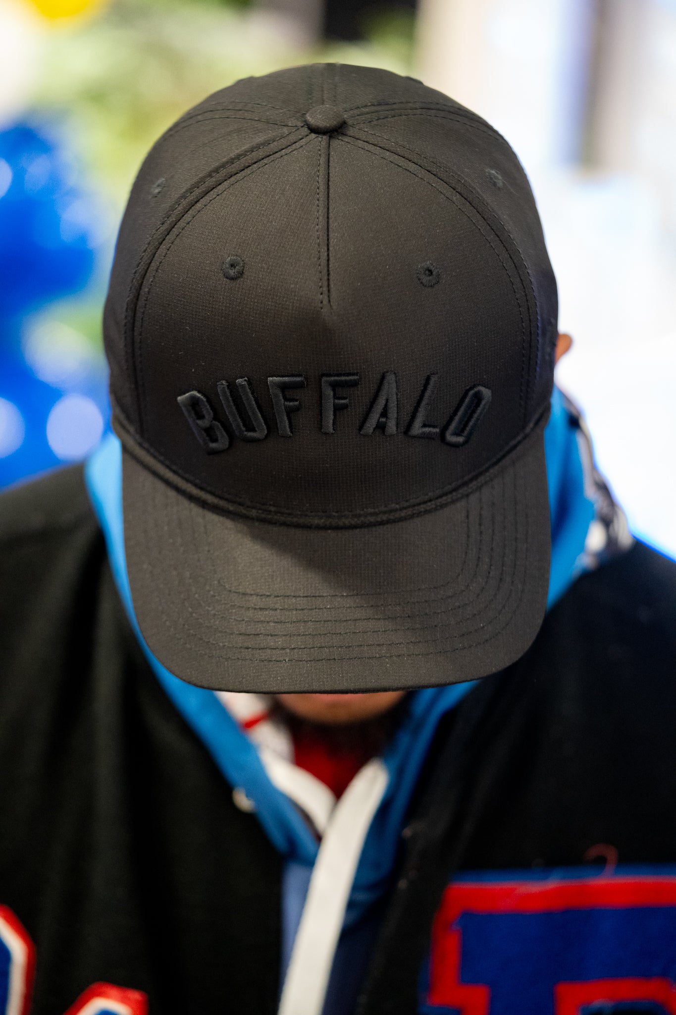All Black Performance Rope "Buffalo" Hat