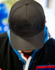 All Black Performance Rope "Buffalo" Hat