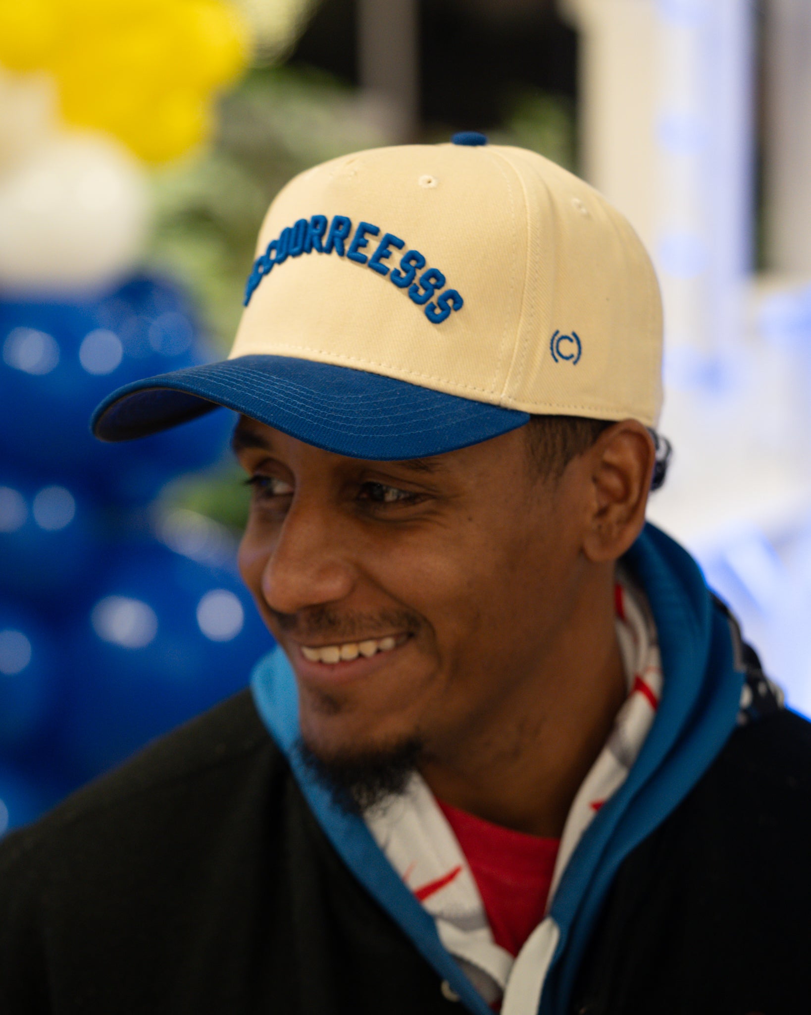 Cream Two Tone Royal "Sccoorreesss" Hat