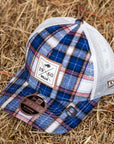 New Era 9FORTY Buffalo Bills Rustic Red, White, & Blue Plaid M-Crown Snapback