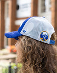 Women's '47 Brand Buffalo Sabres Royal Blue Glitter Adjustable Hat