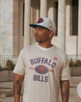 New Era Bills 3rd Down Distressed Historic Stone T-Shirt