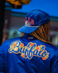 Women's New Era Buffalo Bills Floral Logo Royal Jacket