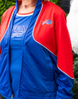 Women's Buffalo Bills Good Pass Full Zip Track Jacket