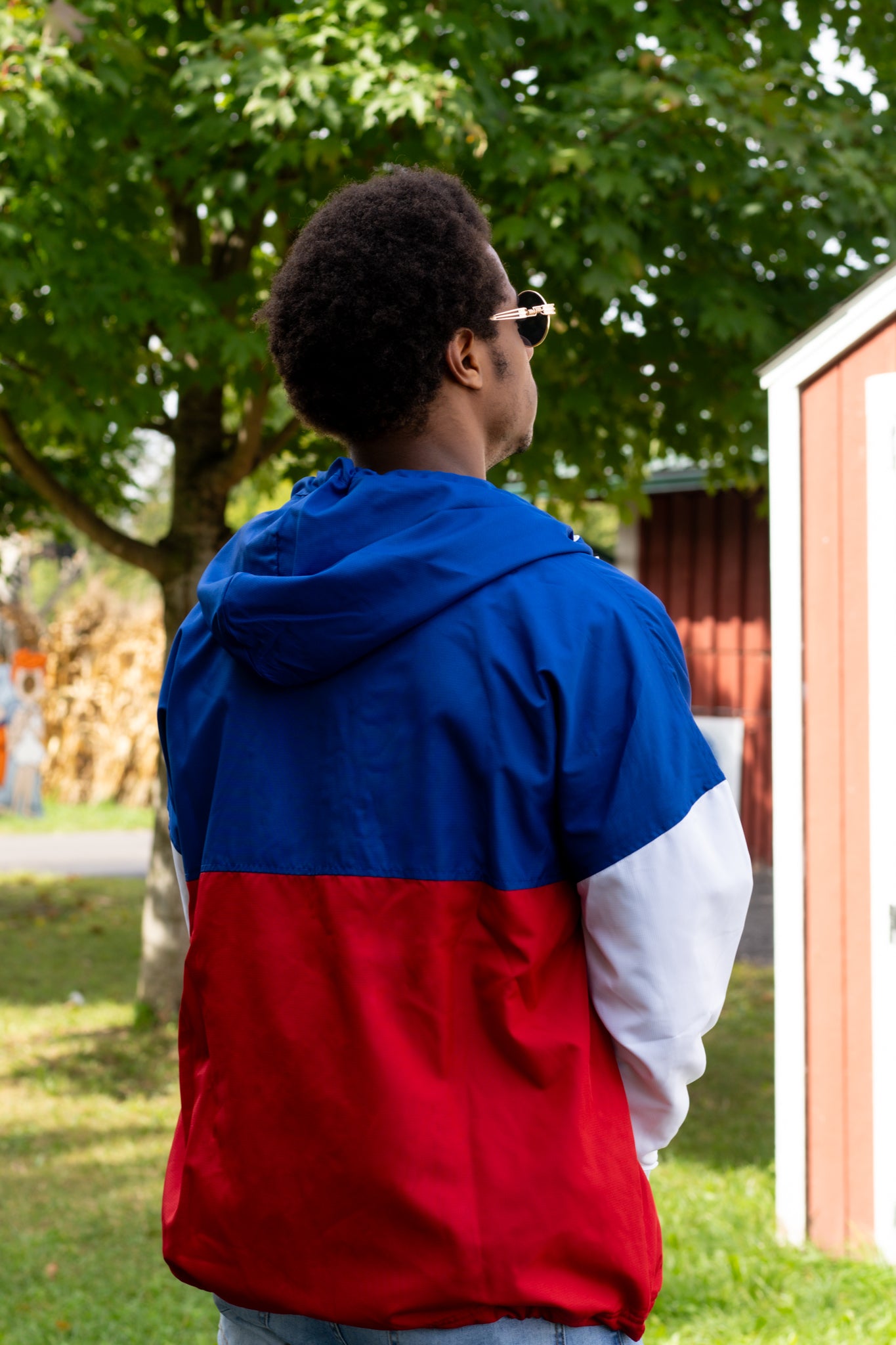 New Era Bills Fleeced Lined Windbreaker