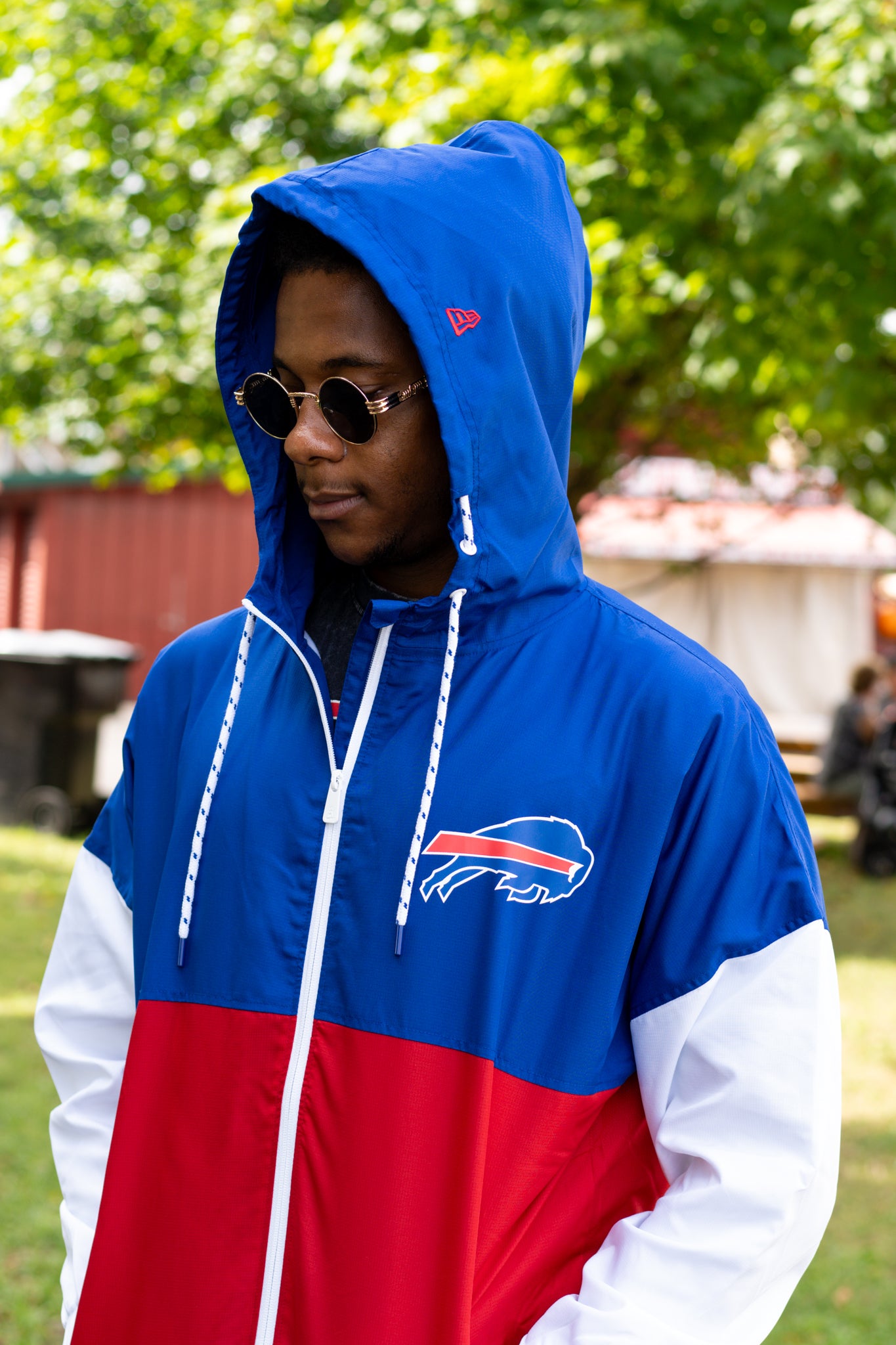 New Era Bills Fleeced Lined Windbreaker