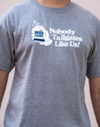 Labatt Nobody Tailgates Like Us! Oxford Gray T-Shirt