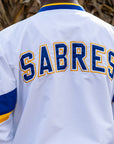 Buffalo Sabres Yard Line White V-Neck Pullover