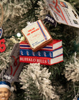 Buffalo Bills QB Sneak Clipboard & Book Stack Holiday Ornament