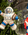 Buffalo Bills Astronaut Holding A Football Holiday Ornament
