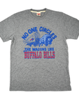 Homage Buffalo Bills Circle The Wagons Heather Gray Short Sleeve Shirt