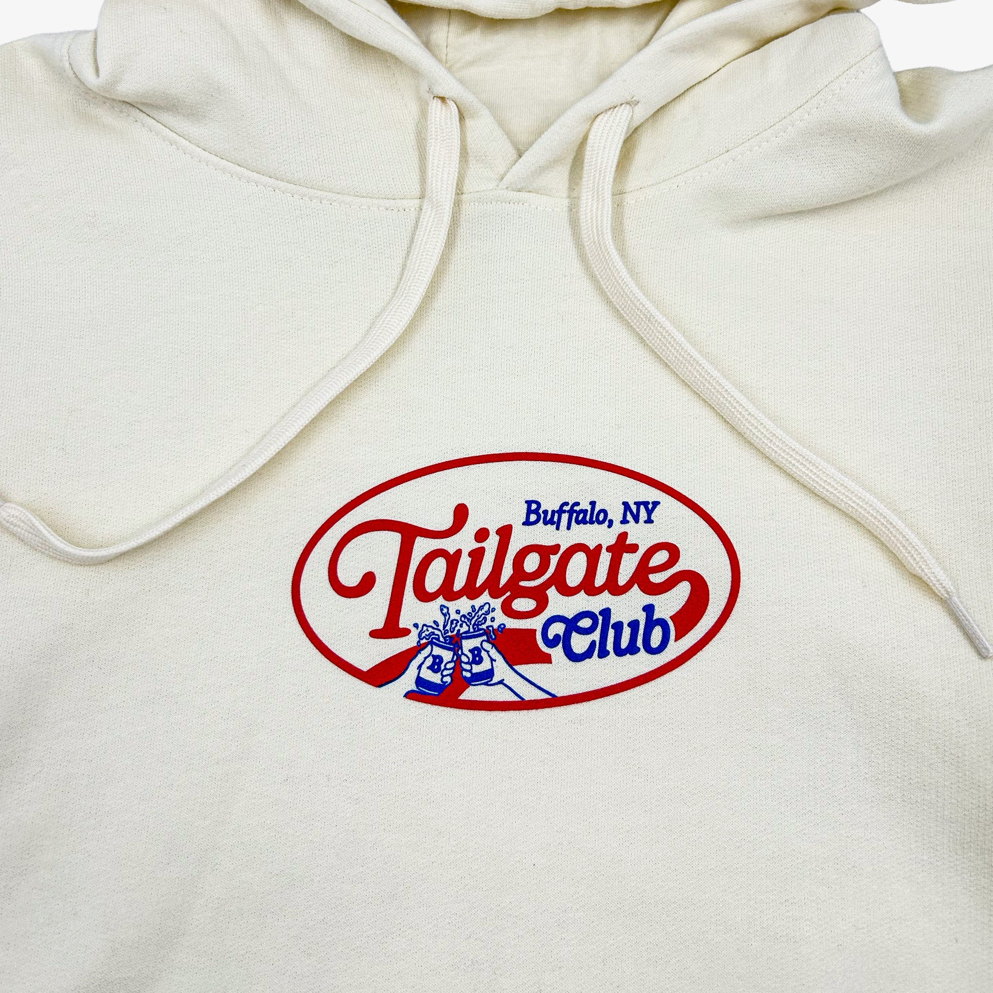Tailgate Club "It's Always a Good Idea!" Cream Hoodie