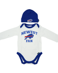 Infant Gerber Buffalo Bills 3-Piece Blue & White Outfit