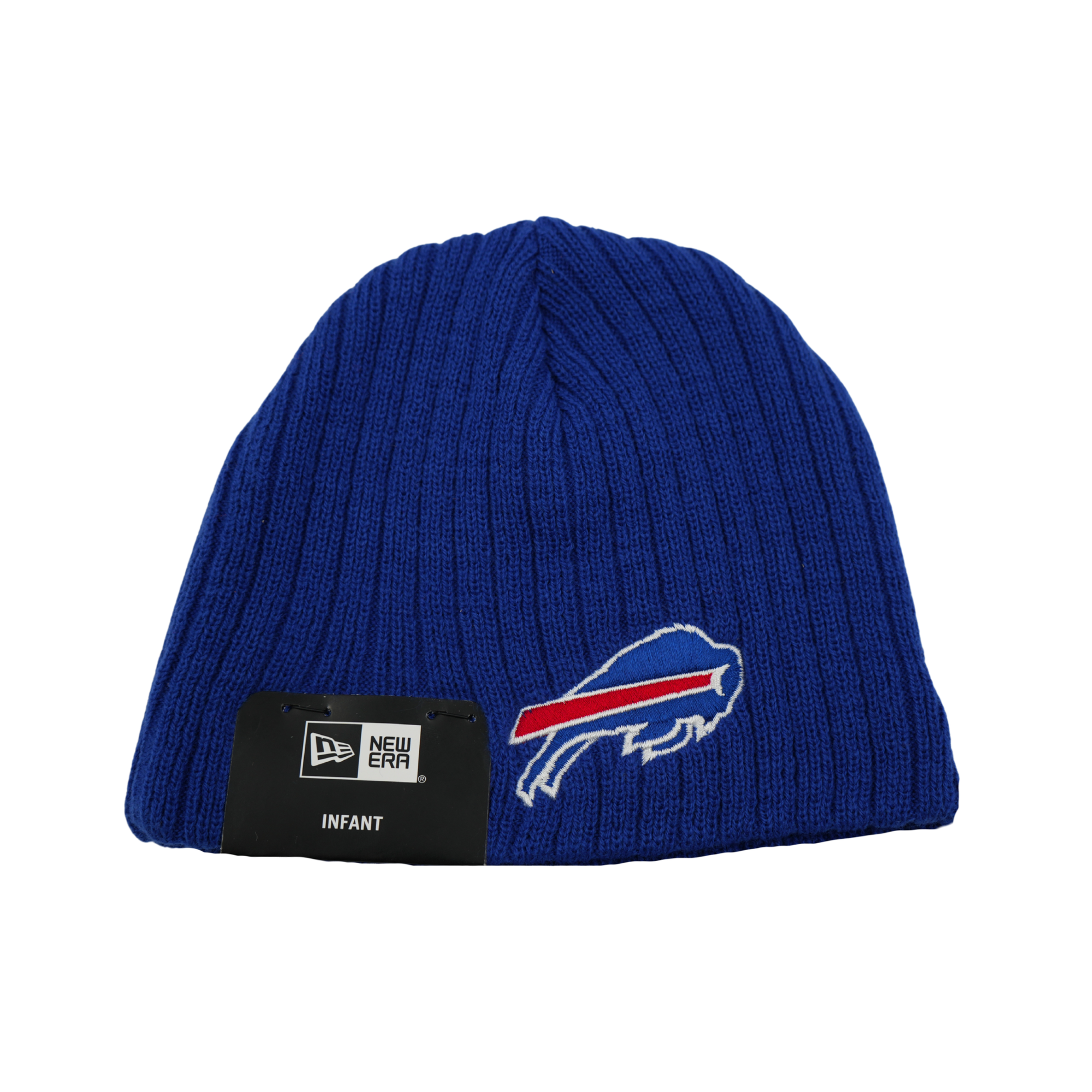Premium AI Image | A blue knitted beanie with a knitted hat on a white Premium AI Image | A blue knitted beanie with a knitted hat on a white