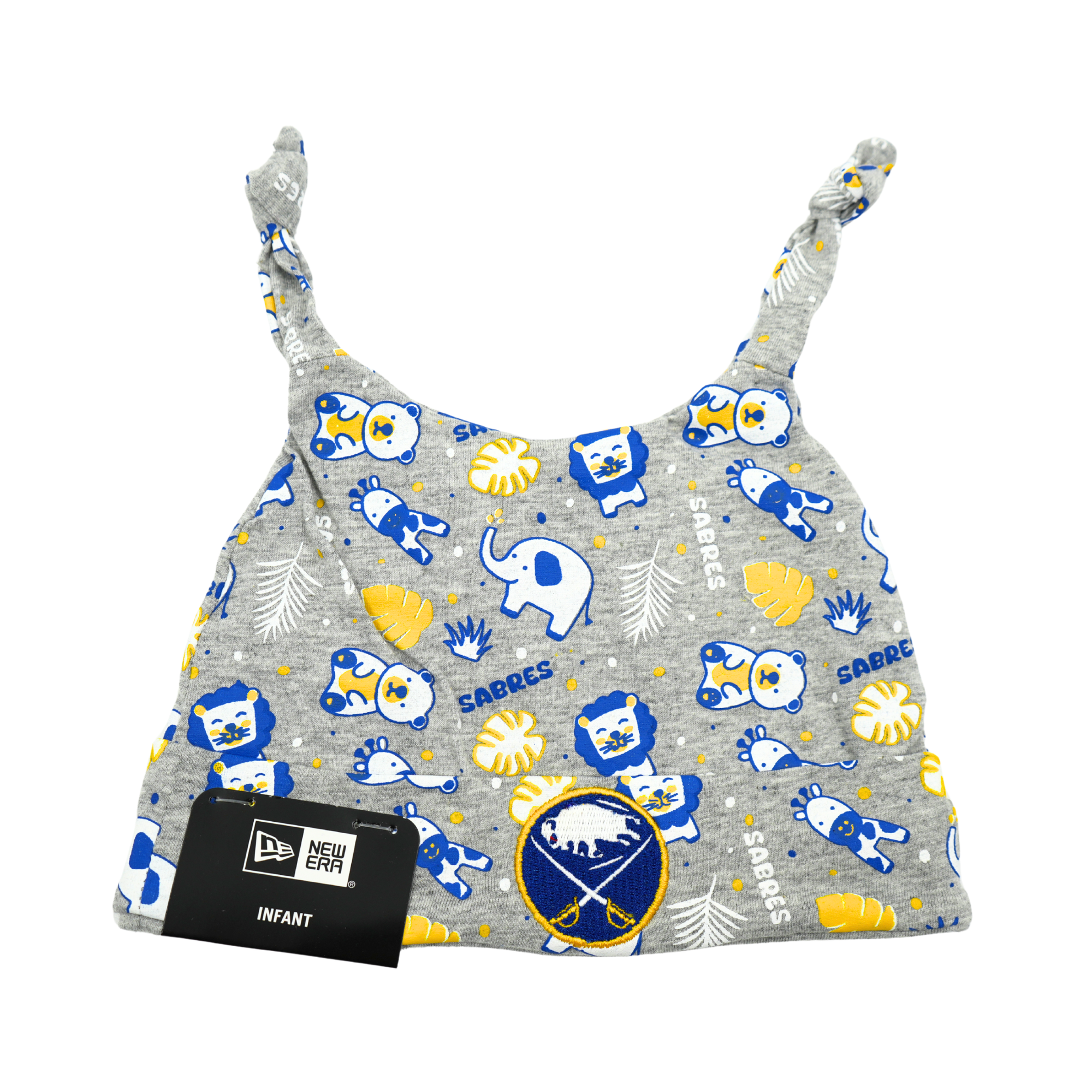 Infant New Era Buffalo Sabres Animal Cuffed Knit Hat