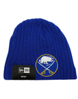 Infant New Era Buffalo Sabres Blue Striped Knit Beanie