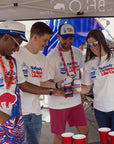 BFLO x Labatt Nobody Tailgates Like Us! White T-Shirt