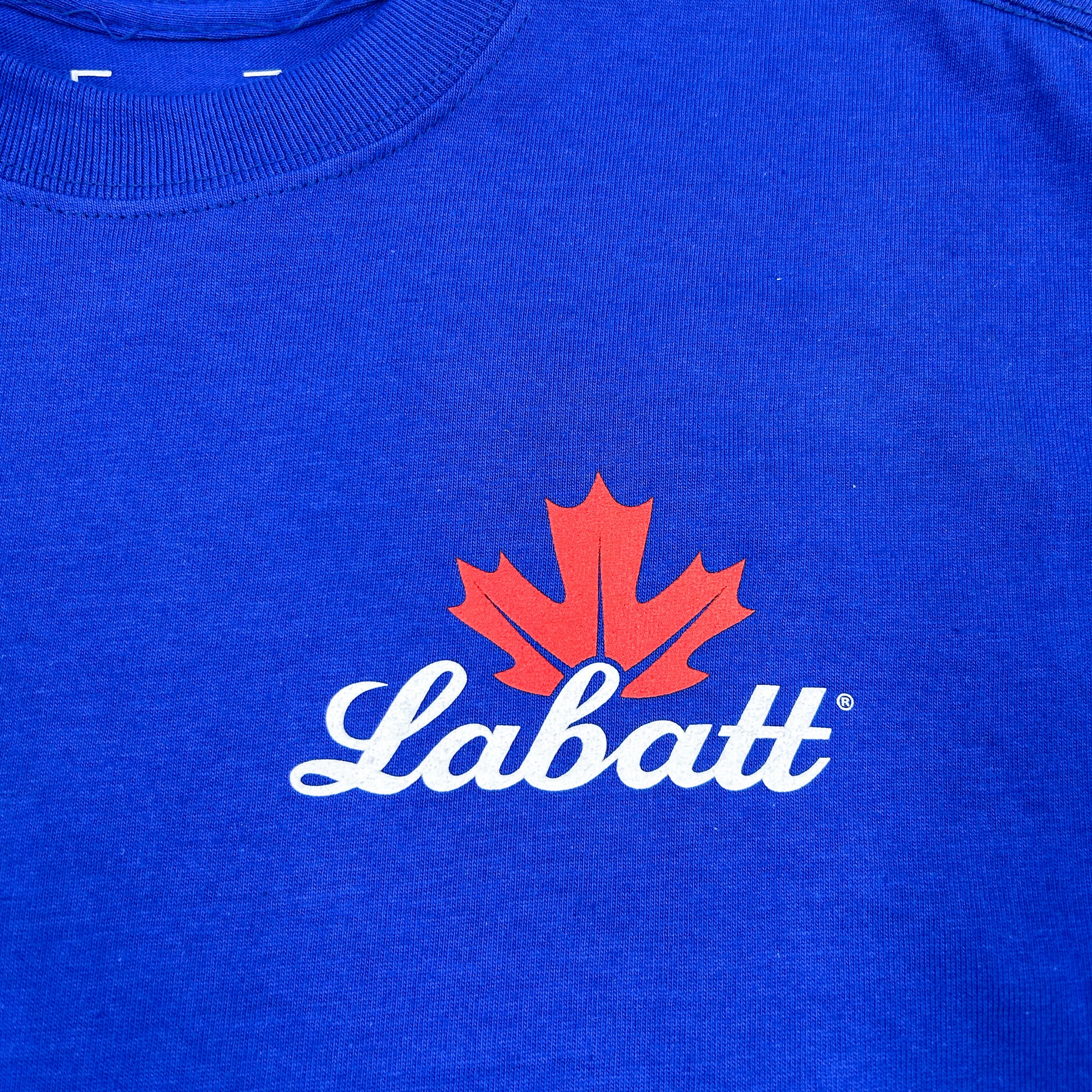 Labatt x BFLO Nobody Tailgates Like Us! Royal T-Shirt