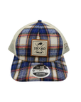 New Era 9FORTY Buffalo Bills Rustic Red, White, & Blue Plaid M-Crown Snapback