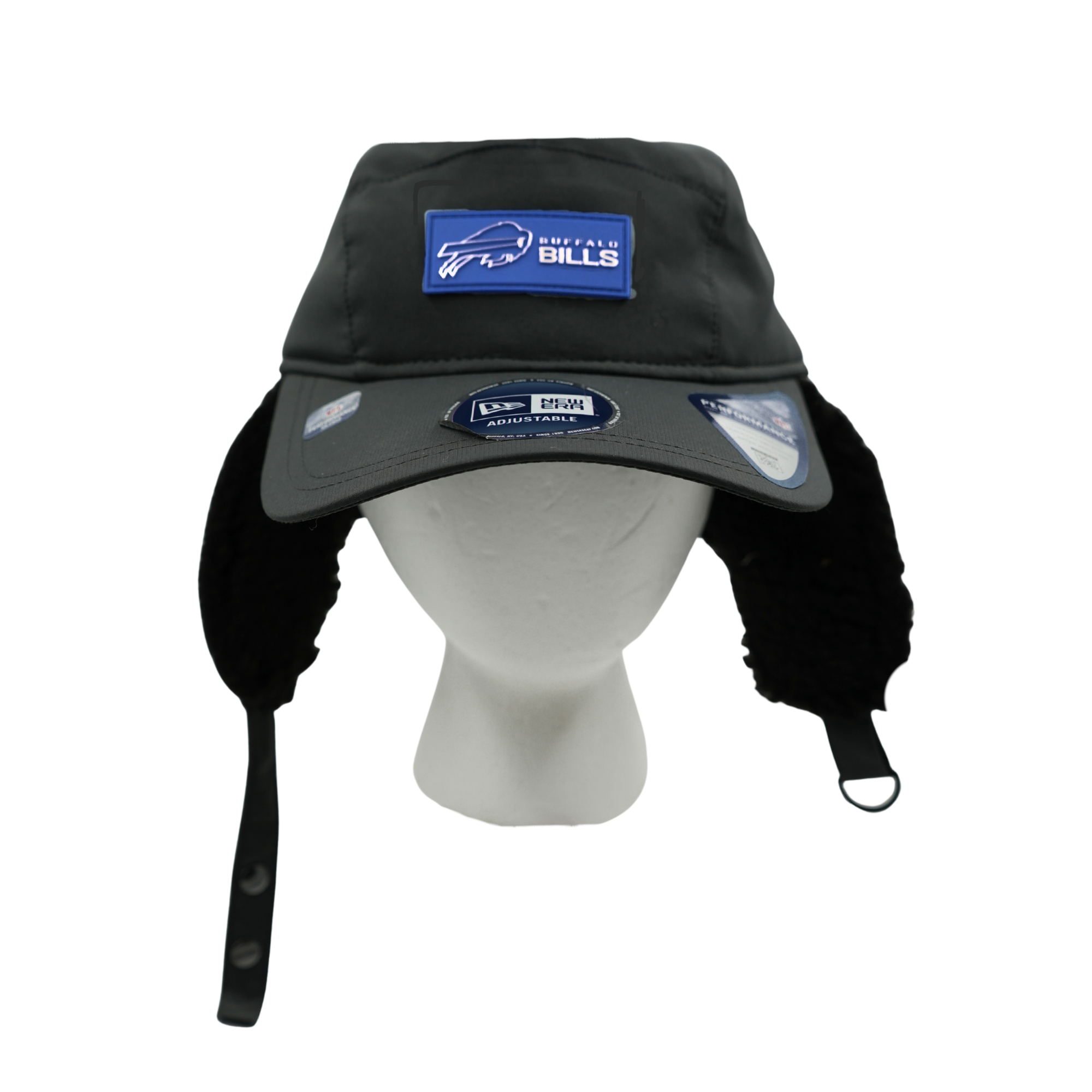 New Era Buffalo Bills 2025 Sideline Cold Weather Dog Ear Runner Hat