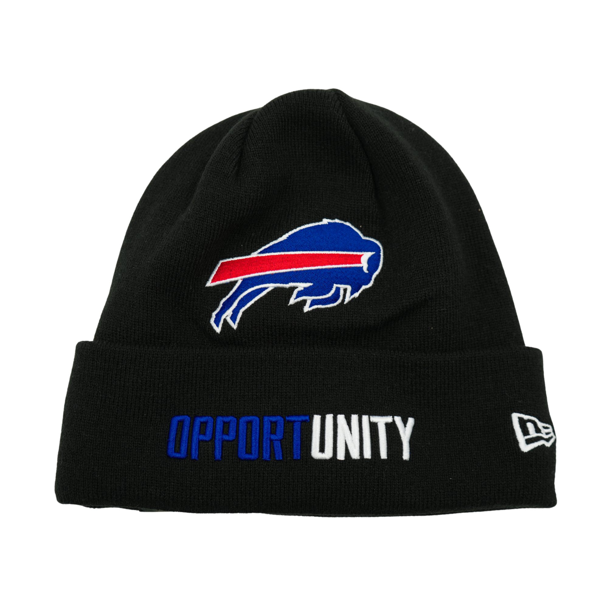New Era Buffalo Bills Opportunity & Inspire Change Black Knit Beanie