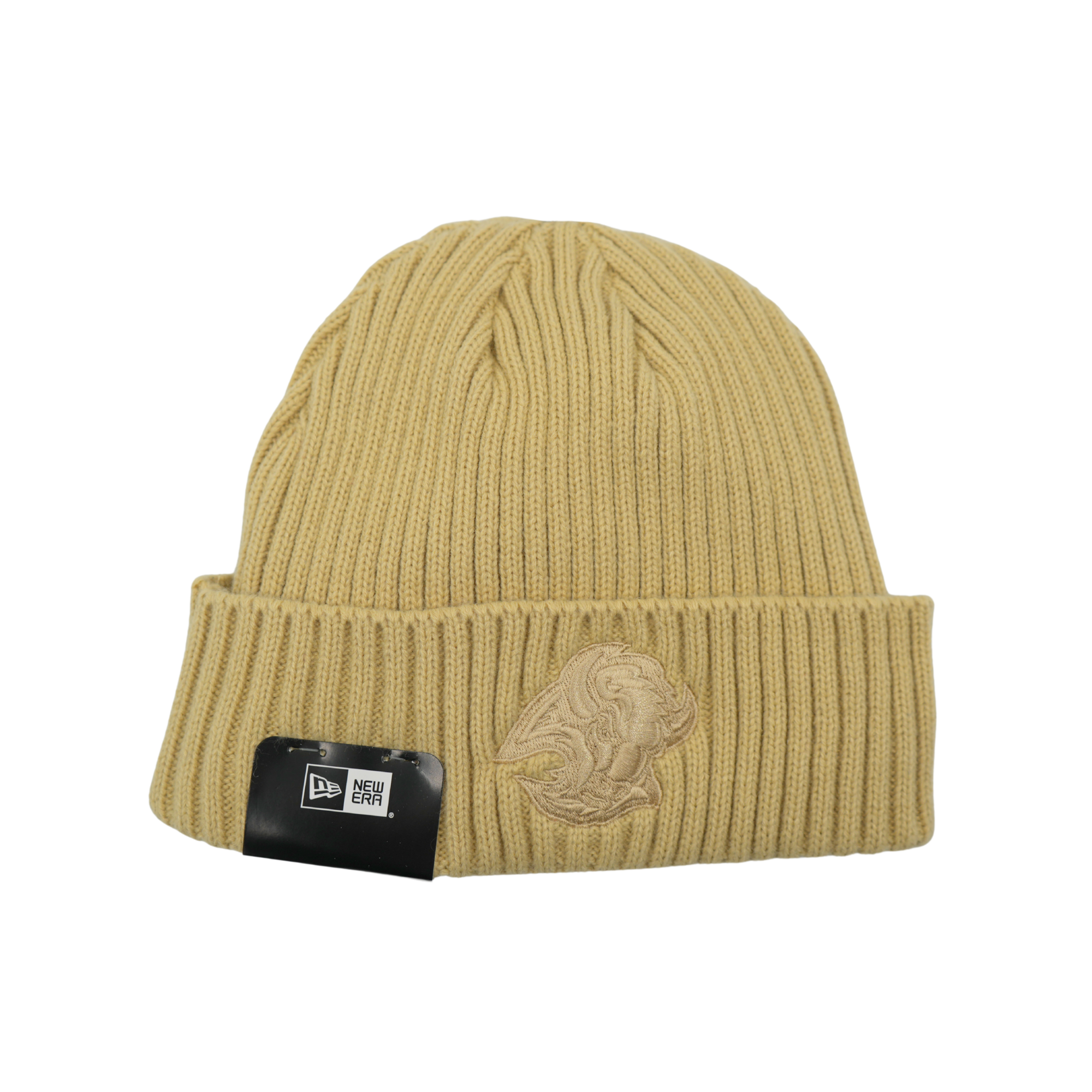 New Era Buffalo Sabres Alternate Logo Beige Knit Beanie