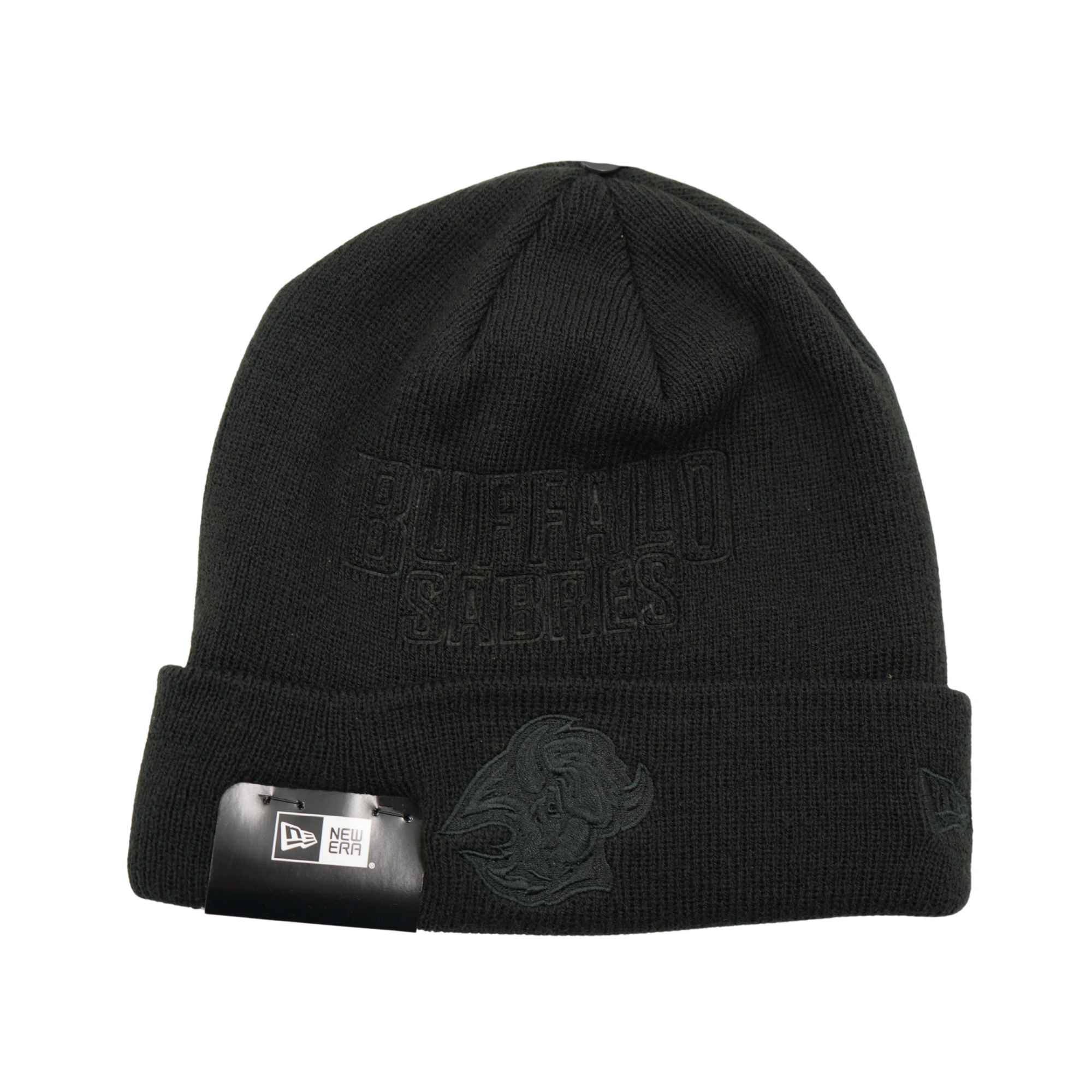 New Era Buffalo Sabres Alternate Logo Black Knit Beanie
