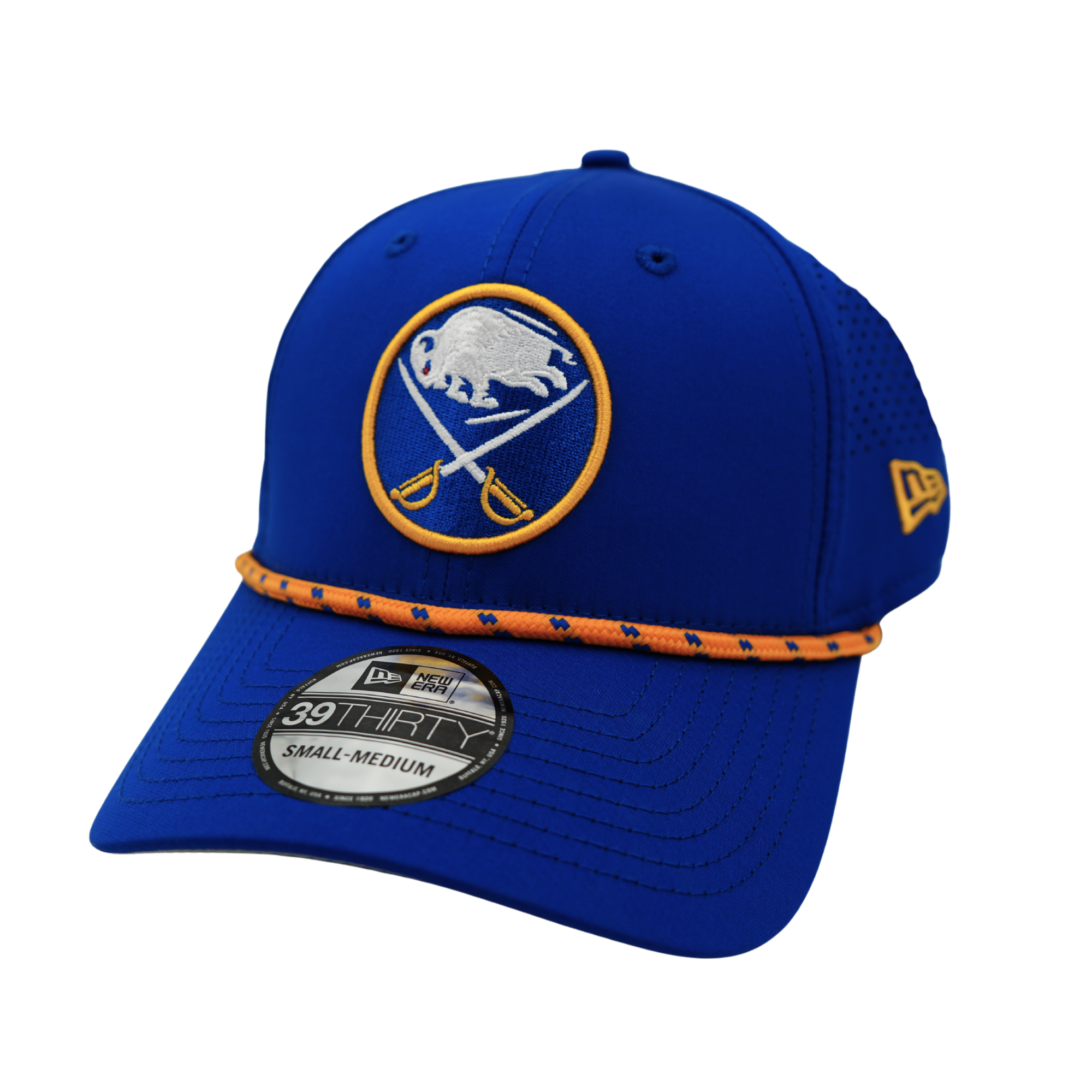 New Era 39THIRTY Buffalo Sabres Blue Perform Mesh Stretch-Fit
