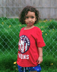 Youth New Era Buffalo Bisons Red Short Sleeve Shirt