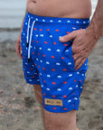 Royal Blue BFLO Men's Swim Trunks