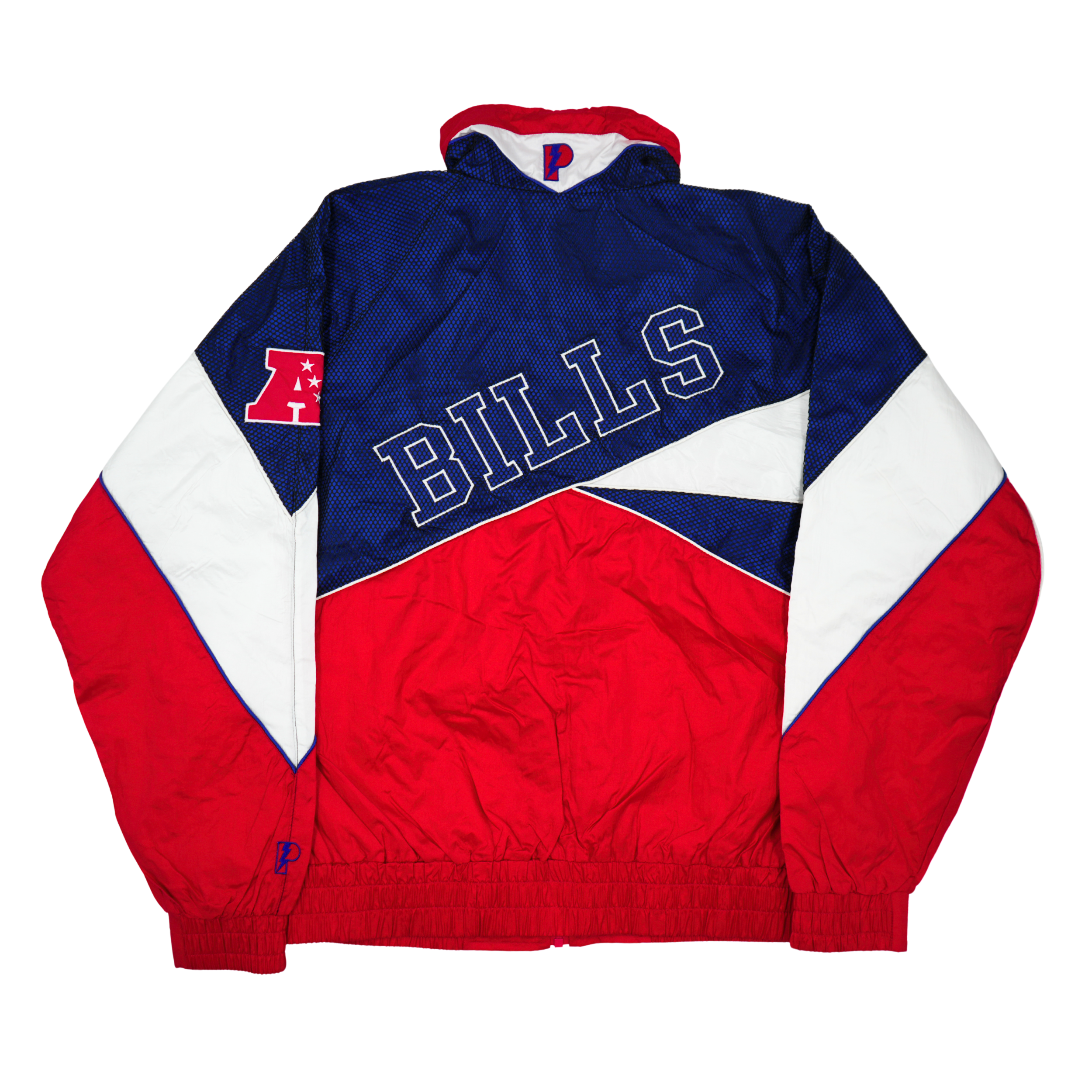 Pro Player Bills R/W/B Colorblocking Full Zip Wind | The BFLO Store