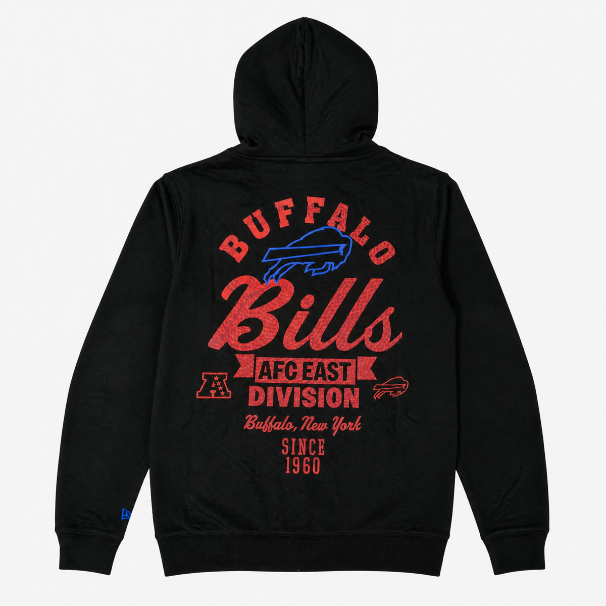 New Era Buffalo Bills Black AFC East Division Pullover Hoodie