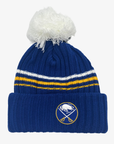 '47 Brand Women's Buffalo Sabres Royal Blue Pom Knit Hat