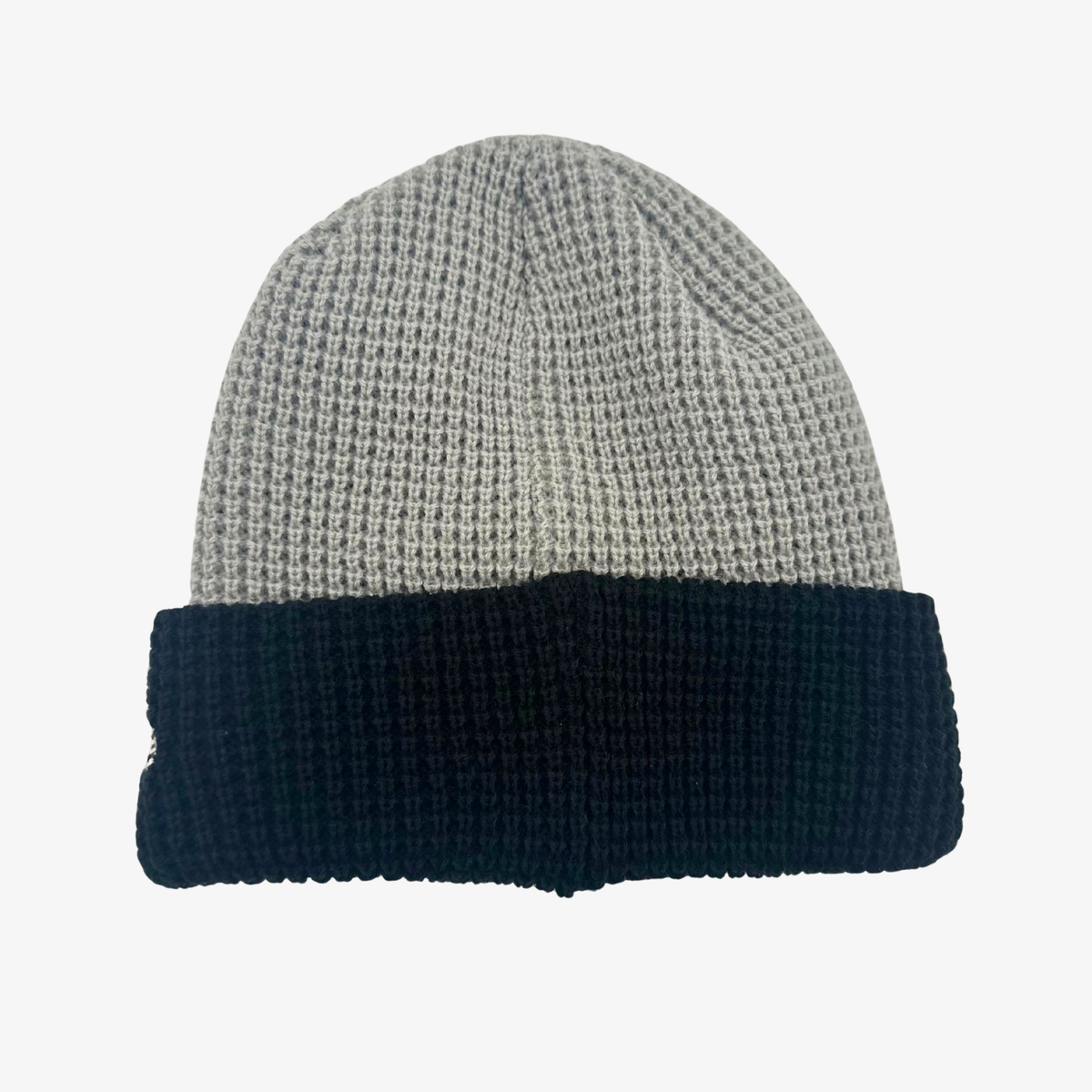 New Era Buffalo Sabres Gray &amp; Black Alternate Logo Waffle Knit Hat