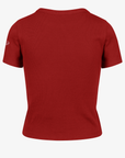 '47 Brand Buffalo Bills Women's Red Ribbed Baby Tee