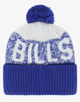 '47 Brand Buffalo Bills Royal Blue & White Bills Script Knit Pom Beanie
