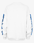 '47 Women's Buffalo Bills White Oversized Glitter Graphic Crewneck