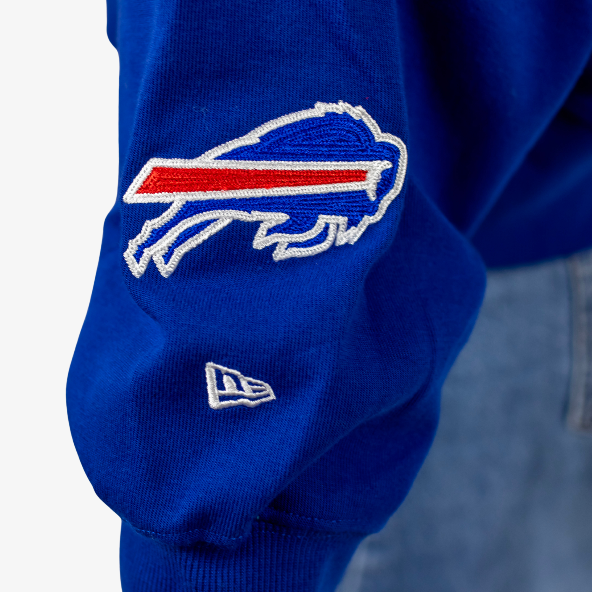 Women's New Era Bills 2026 Sideline Royal Cropped Hoodie