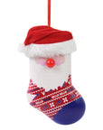 Buffalo Bills LED Stocking with Santa Hat Ornament