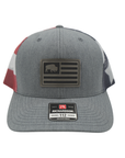 Richardson Model 112PM Gray Buffalo Flag Trucker Hat