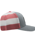 Richardson Model 112PM Gray Buffalo Flag Trucker Hat