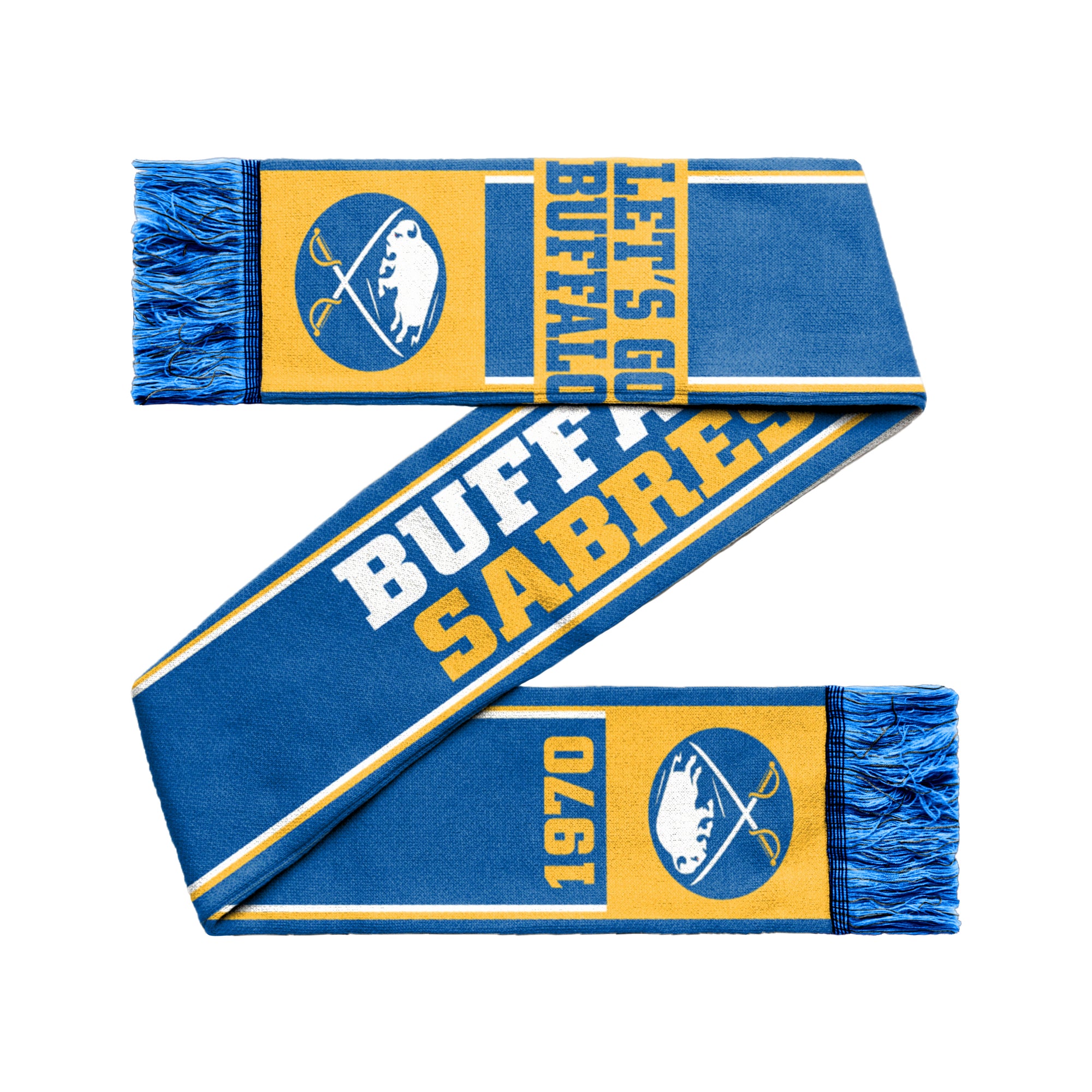 Buffalo Sabres Let&#39;s Go Buffalo Winter Scarf