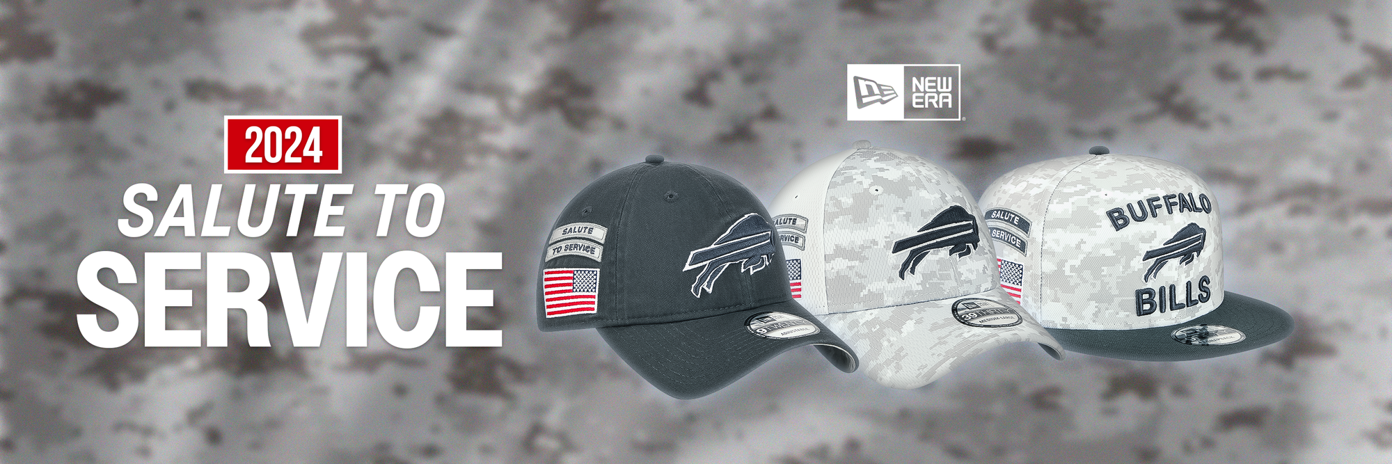 2024 buffalo bills salute to service hats web banner shop now