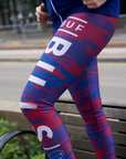 Zubaz Buffalo Bills Red & Blue Camo Leggings