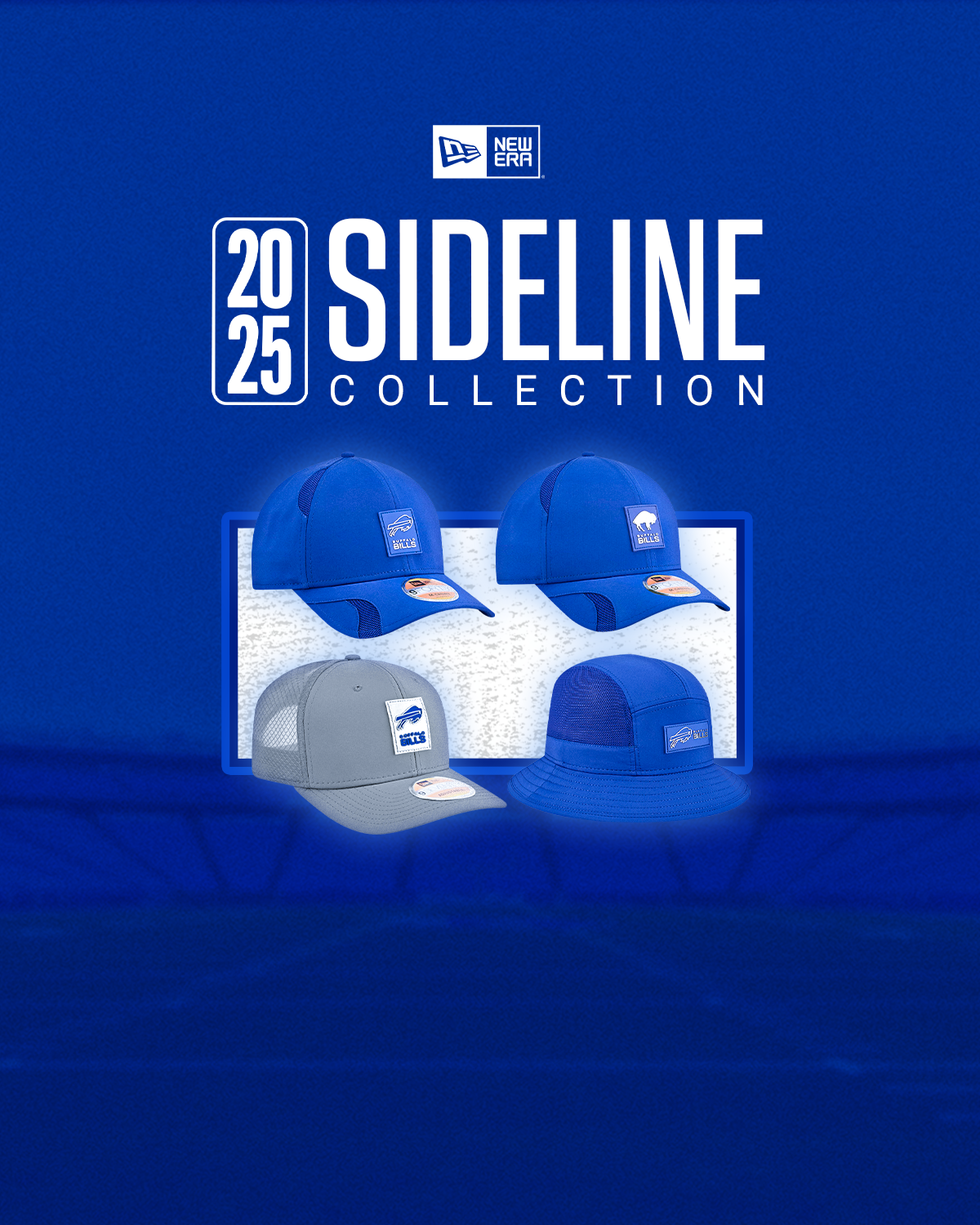 new era 2025 buffalo bills sideline hat collection.