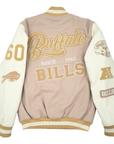 Starter Buffalo Bills Brown & White Colorblocking Varsity Jacket