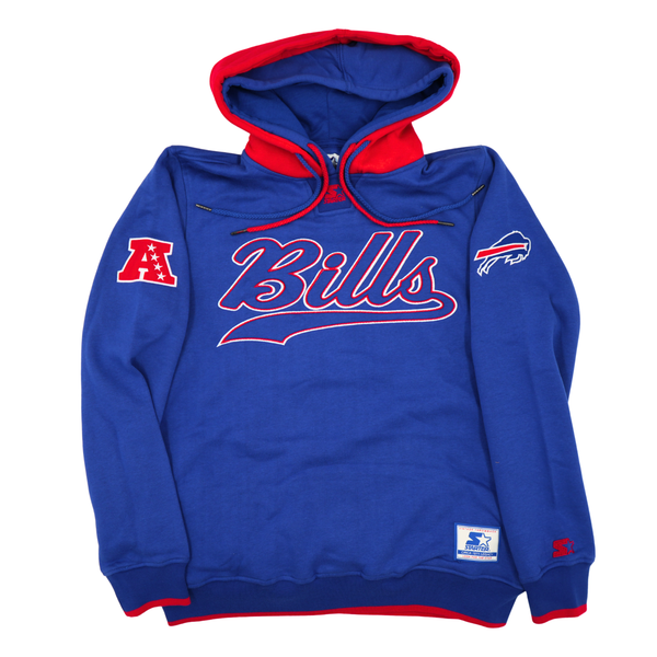 Starter Buffalo Bills Double Red & Blue Hoodie | The BFLO Store