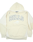 Starter Buffalo Bills Off White Colorblocking Waffle Knit Hoodie