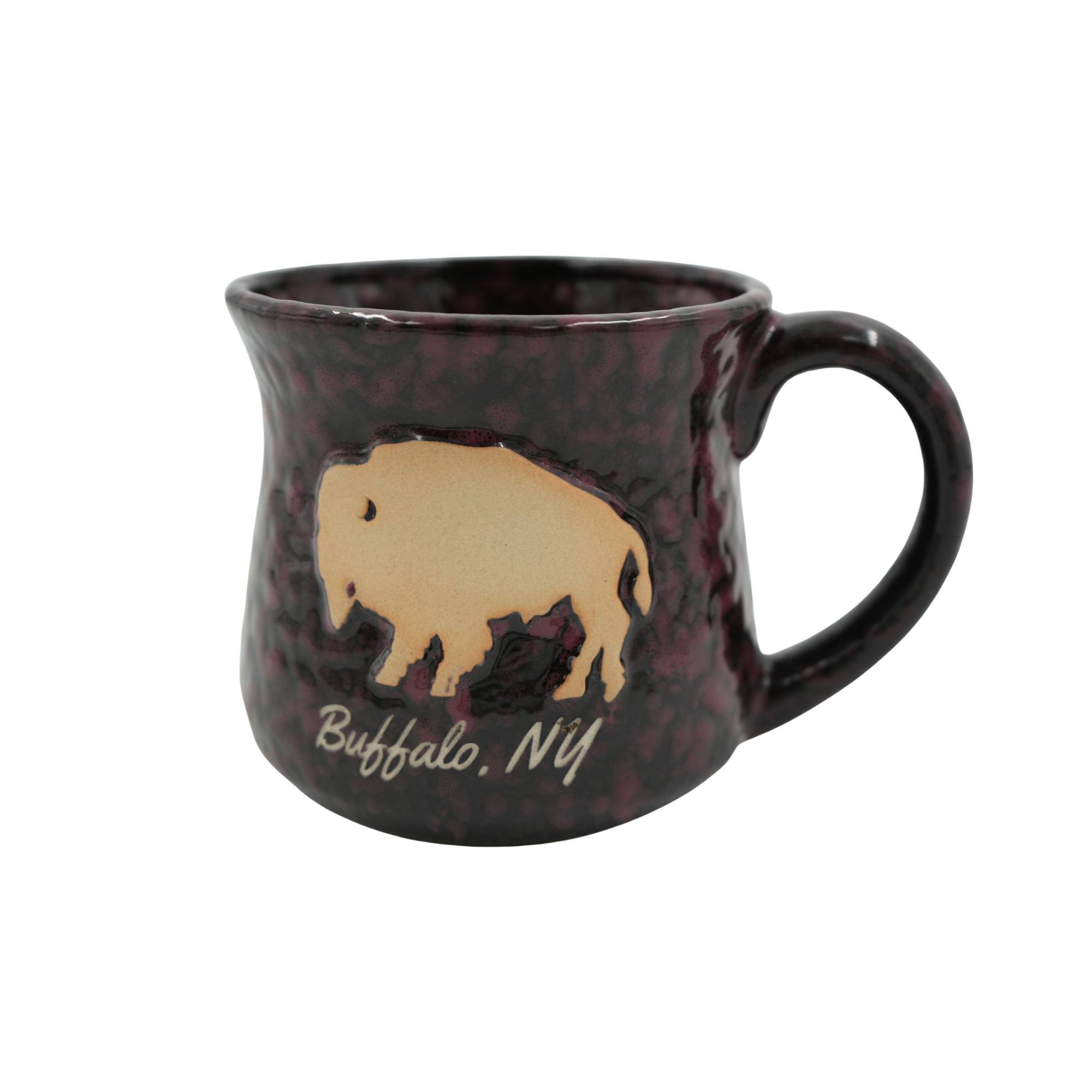 Black Cherry Buffalo Pottery Mug